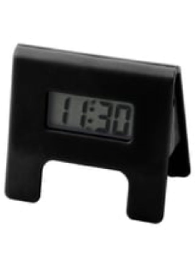 IKEA KUPONG Small and Sleek Digital Alarm Clock - Black - Image 1