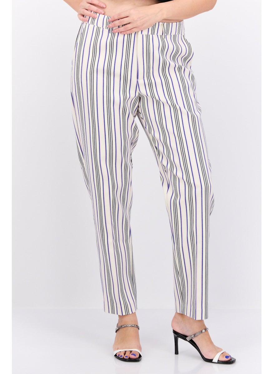 Women Regular Fit Stripe Lowry Slim Leg Pants, Beige - pzsku/ZE7EFB08D07393DB62357Z/45/_/1737641963/7a7042e7-8b52-48de-9e13-71447f35c540