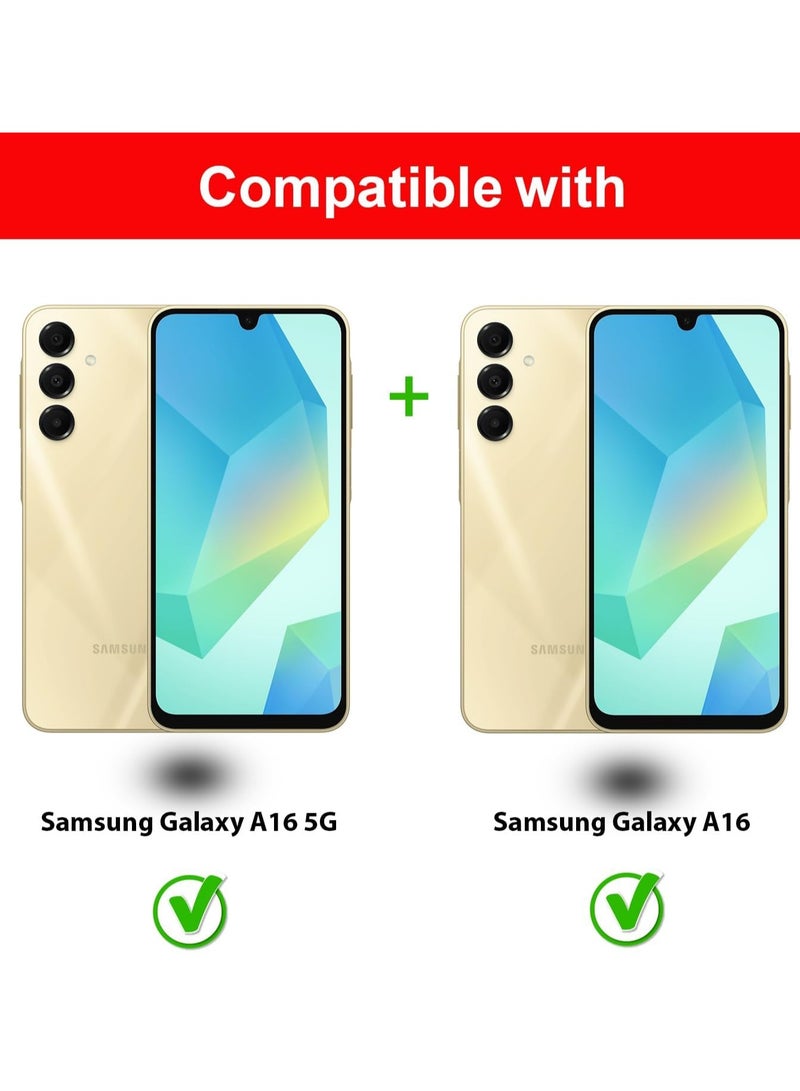 BORTONY Samsung Galaxy A16 Tempered Glass Screen Protector Crystal Clear HD Edge-to-Edge Glass for Samsung Galaxy A16 4G/5G - Image 2