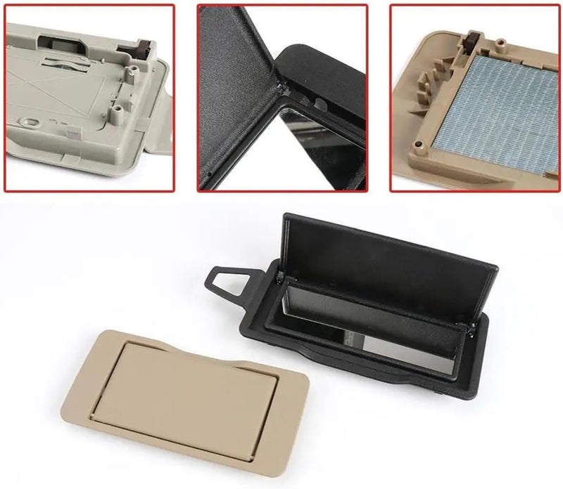 Yurefax Car Sun Visor Makeup Mirror Cover for Mercedes Benz - Image 5