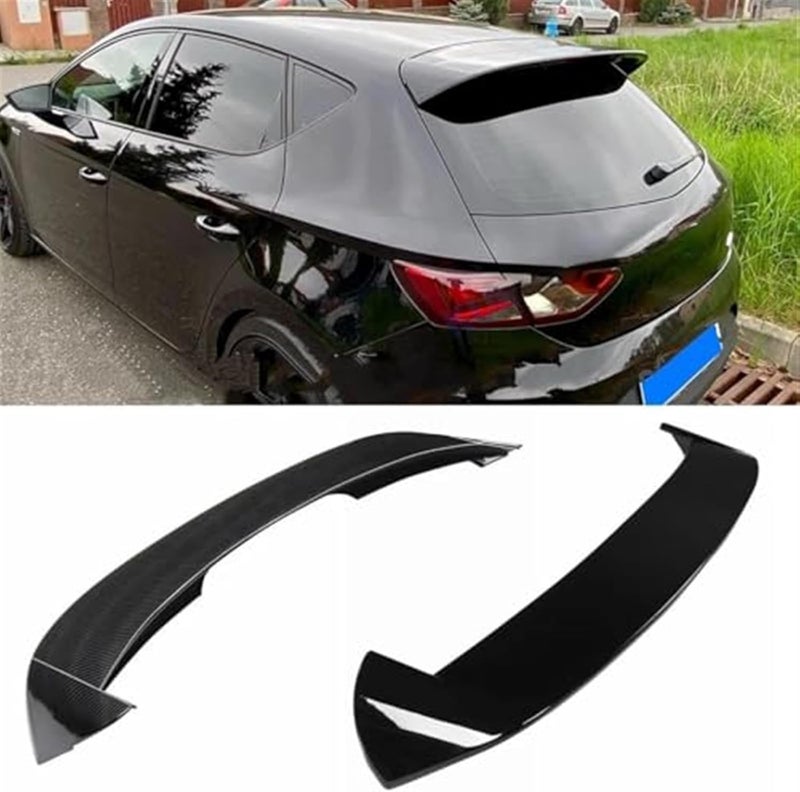 Wivplex Carbon Look Rear Trunk Spoiler for Seat LEON MK3 - Image 4