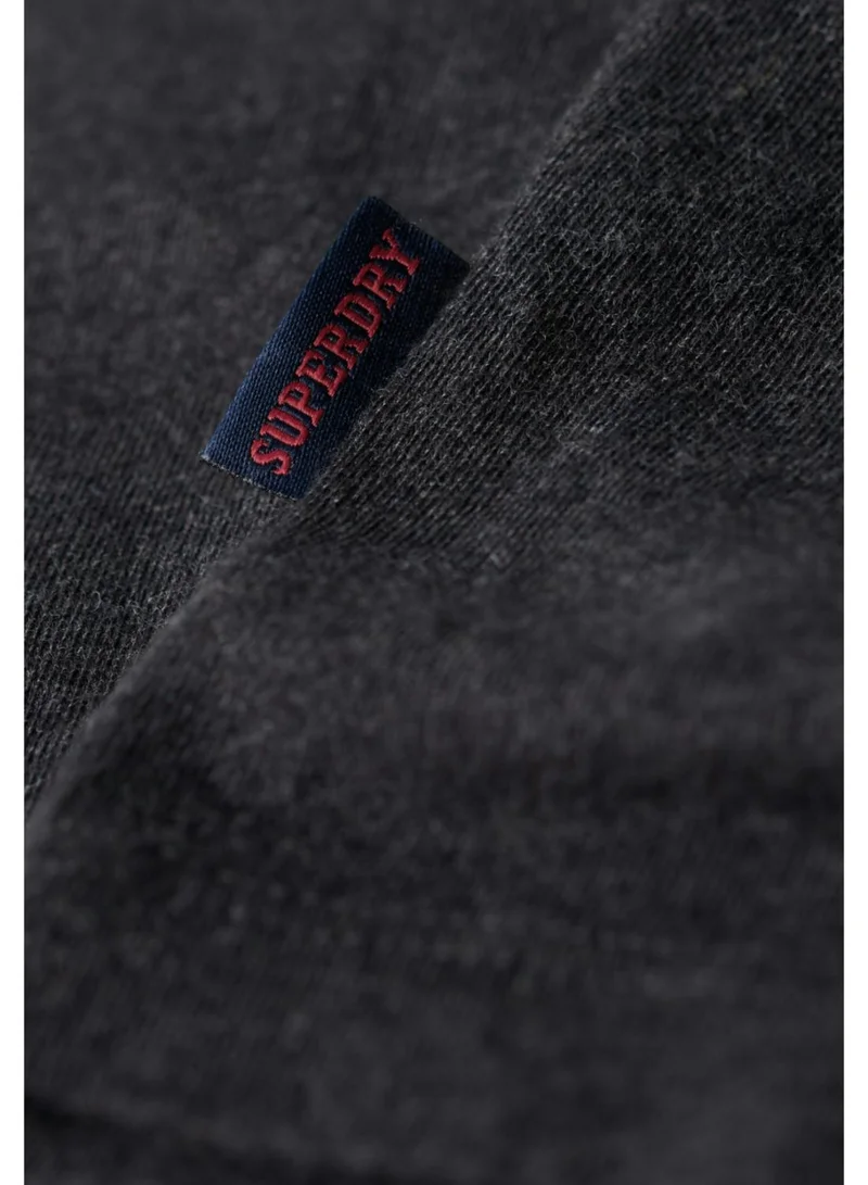 Superdry Raven Black Marl Essential Logo Emb Tee for Men | Best Price UAE