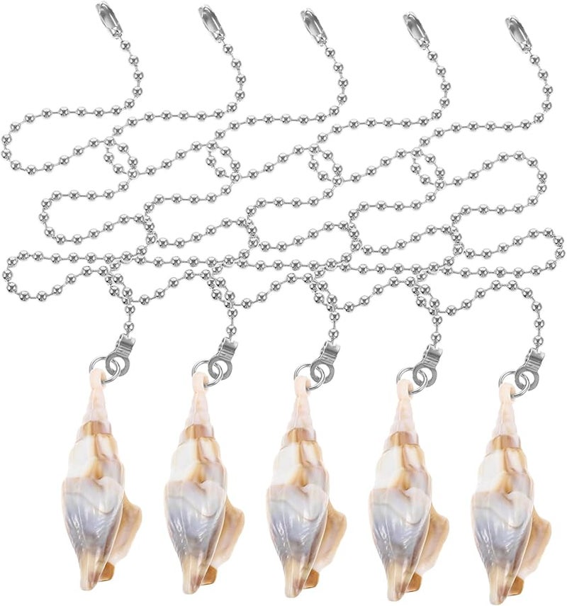 Tehaux 5 حزمة سلسلة سحب مروحة السقف الزخرفية للاستخدام الداخلي والخارجي - Image 2