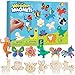 JOYIN 12 pcs Fantasy Wooden Magnets Kids Unicorn Painting Craft Spring and Rainy Day Activities School Art Projects Toys for Kids Aged 3 Birthday Easter - Image 3
