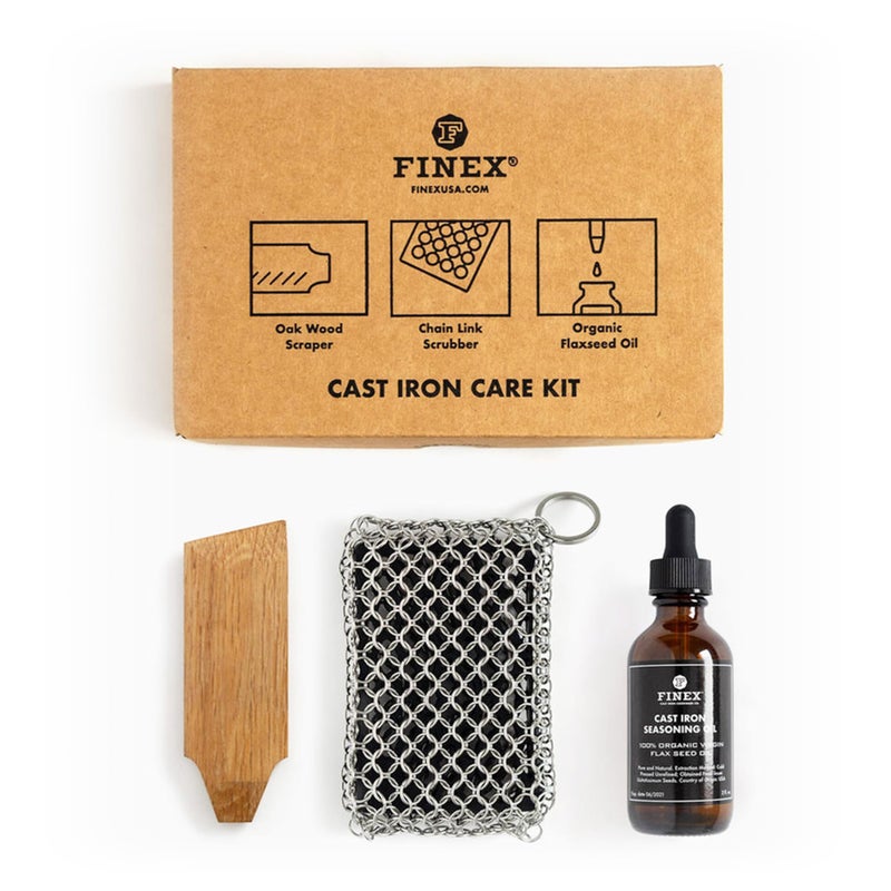 FINEX 3Piece Cast Iron Care Kit