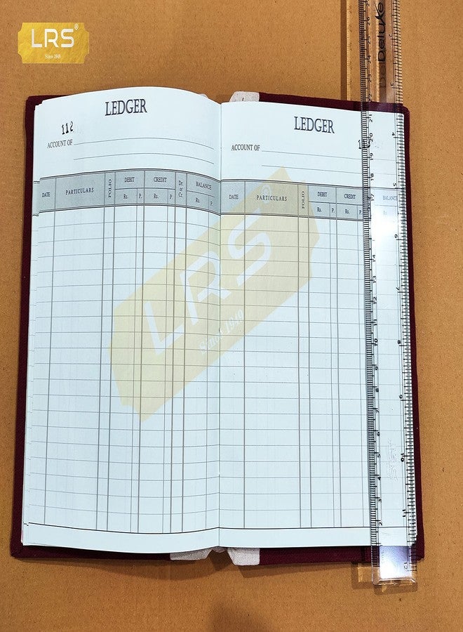 LRS Ledger SHORT Handy Size - Copy Size - 21x17 CM - Full Cloth Hard Bound (240 Page) - Image 2