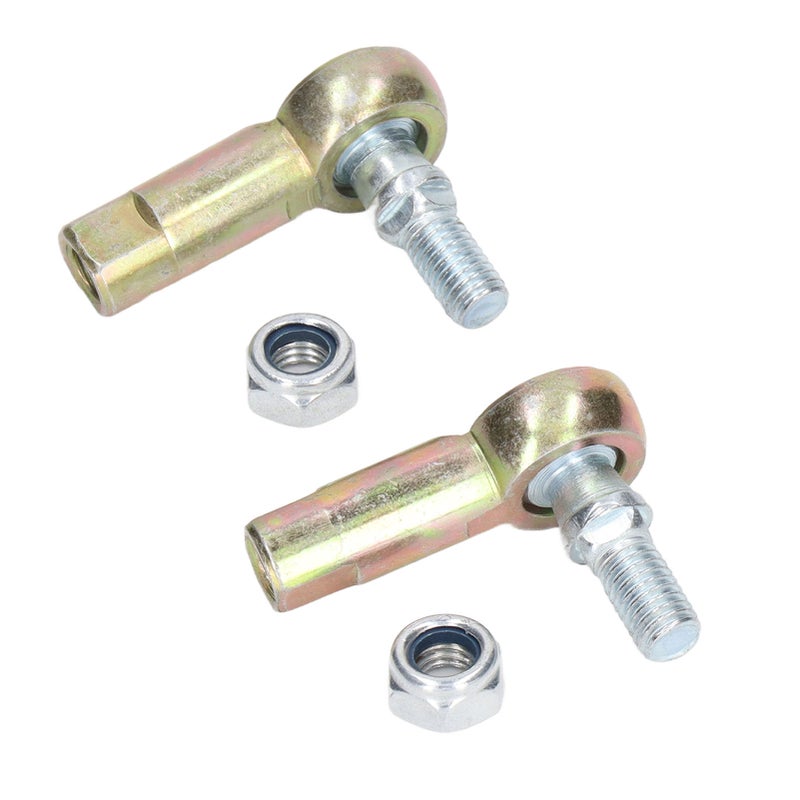 2pcs 8mm Tie Rod End Steel Alloy Universal Ball Joint for 110cc Quad Dirt Bike ATV Go Kart - Image 2
