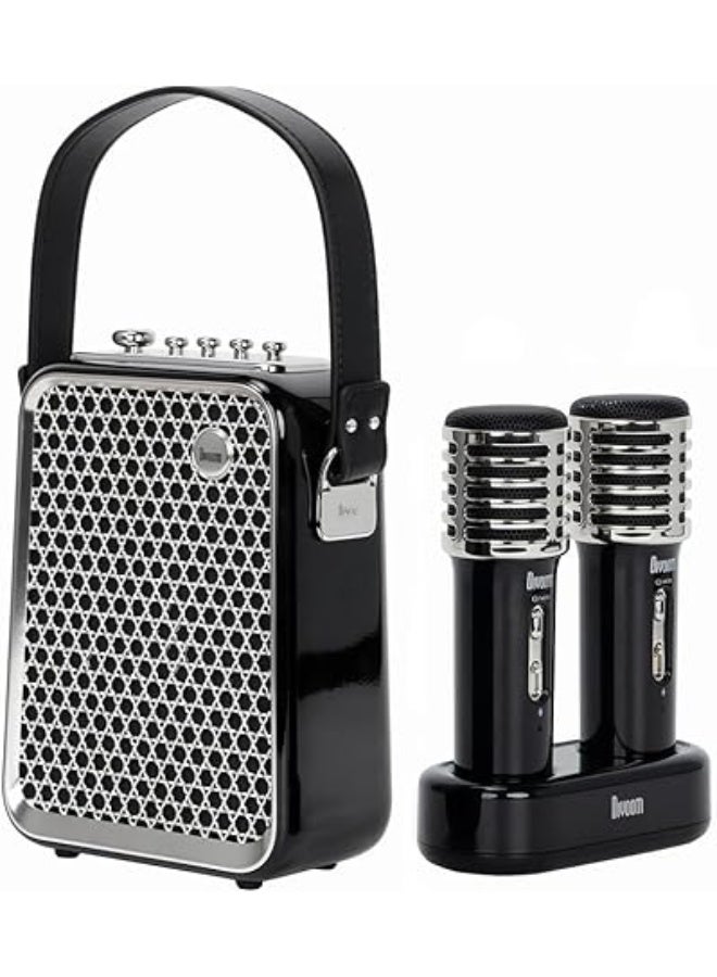 ديفوم SongBird HQ 2 Portable Bluetooth Karaoke Speaker (Black) | 80896 - Image 2