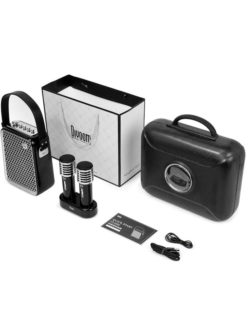 ديفوم SongBird HQ 2 Portable Bluetooth Karaoke Speaker (Black) | 80896 - Image 3