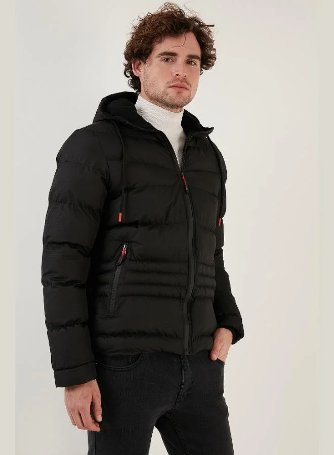 Buratti  Buratti Hooded Pocket Slim Fit Puffer Jacket Men's JACKET 6490001 for Men | Best Price UAE