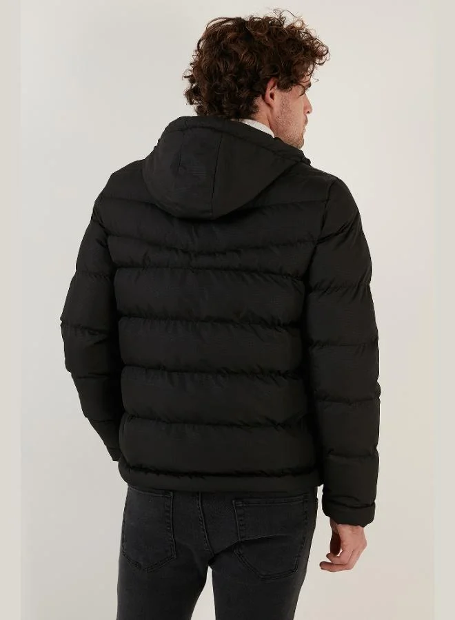 Buratti  Buratti Hooded Pocket Slim Fit Puffer Jacket Men's JACKET 6490001 for Men | Best Price UAE