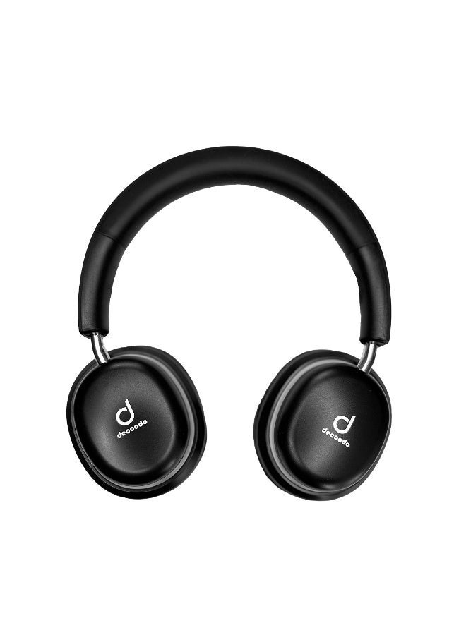 Decoodo RGB Wireless Headphones – Bluetooth 5.3, LED Lights, Deep Bass, Foldable, Built-in Mic – Black - Image 2