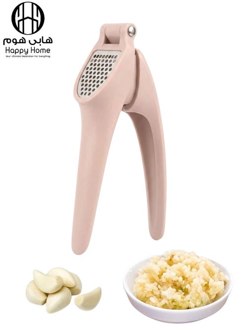 Multi-Function Garlic Press and Mincer – High-Quality Plastic Body with Stainless Steel Crushing Plate – Manual Garlic Crusher for Garlic, Ginger, Chili Peppers and Herbs – Lightweight, Durable, Easy-to-Clean Kitchen Tool for Everyday Cooking - Simone