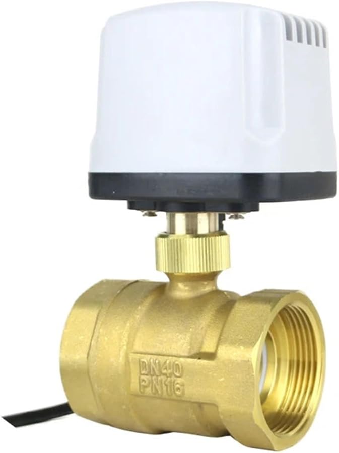 DN20 220VAC IP65 Waterproof Electric Ball Valve Motorized Brass 3 Wire Big Torque - Image 2