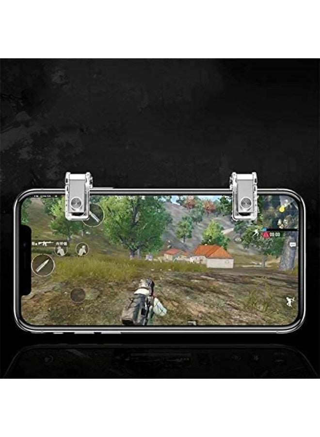 Trigger is a smartphone video game controller with infrared technology, compatible with Android and iPhone, featuring pressure-sensitive buttons and precise control knobs. - Image 2