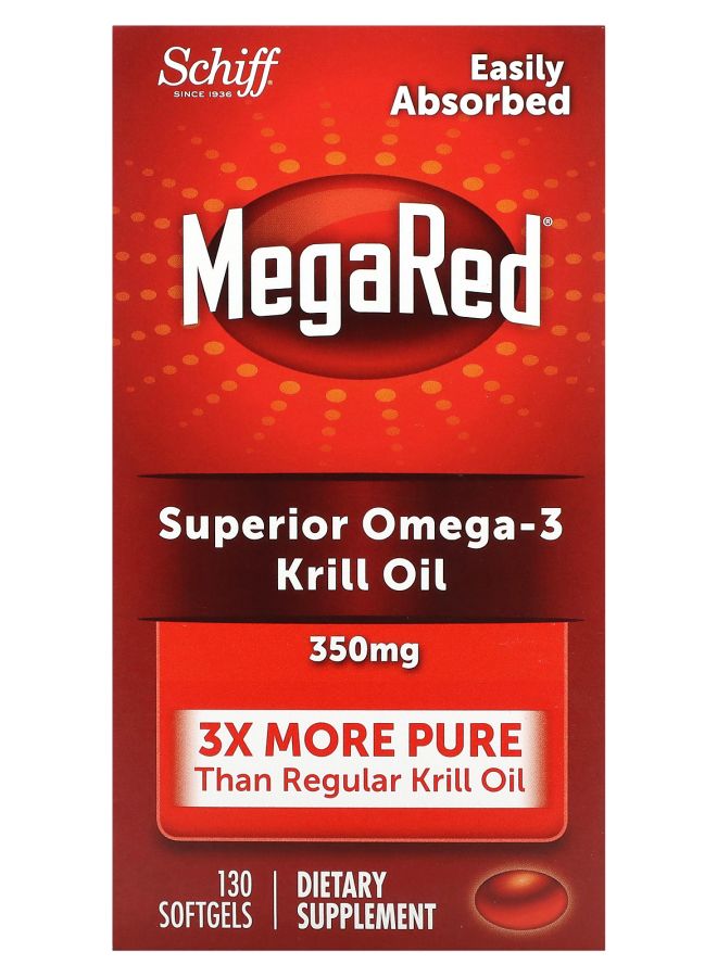 MegaRed® Omega-3 Krill Oil Vanilla 350 mg 130 Softgels