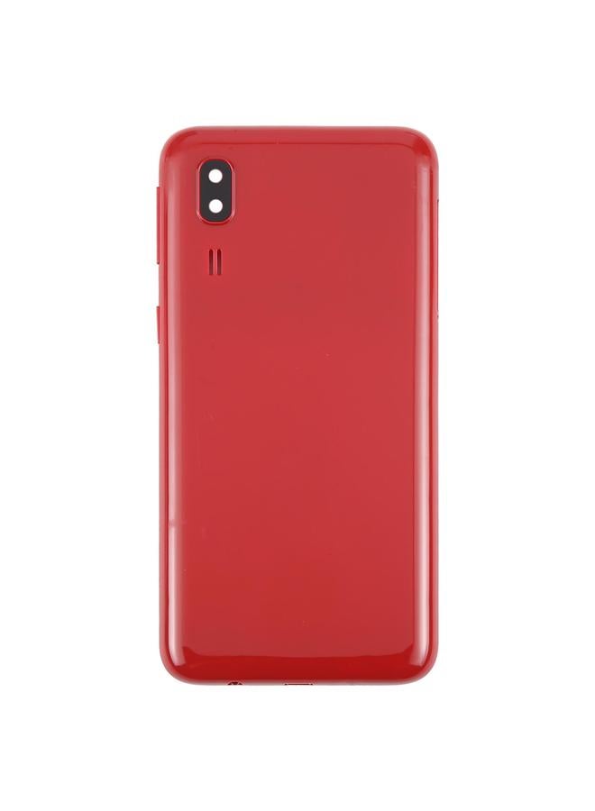 إيروريكس غطاء خلفي مع غطاء عدسة الكاميرا لهاتف Samsung Galaxy A2 Core SM-A260F (أحمر) - Image 2