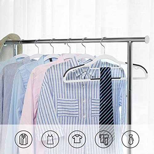 HOLLIO Plastic Hangers Heavy Duty Clothes Hangers with Non-Slip Pads Space Saving 0.2" Thickness Super Lightweight Organizer Clothes Hanger for Wardrobe,Multi Purpose Use for Clothing Hanging (22) - Image 5