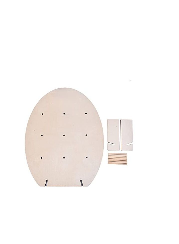 SYOSI 2 Pcs Wooden Donut Wall Display Stand Fits 9 Doughnuts Stand for Party, Wedding, Event, Brunch and Birthday - Image 3