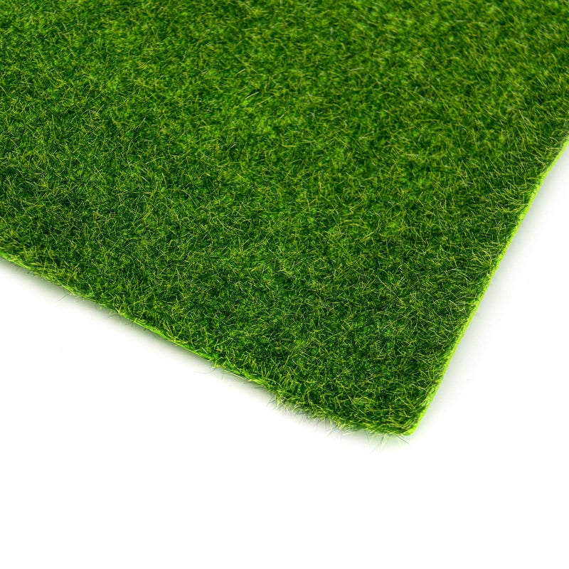 AUEAR, Artificial Garden Grass Life-Like Lawns Squares Fake Fairy Mats Turf Patch Ornament Decoration (3 Pack, 12"x12") - Image 3