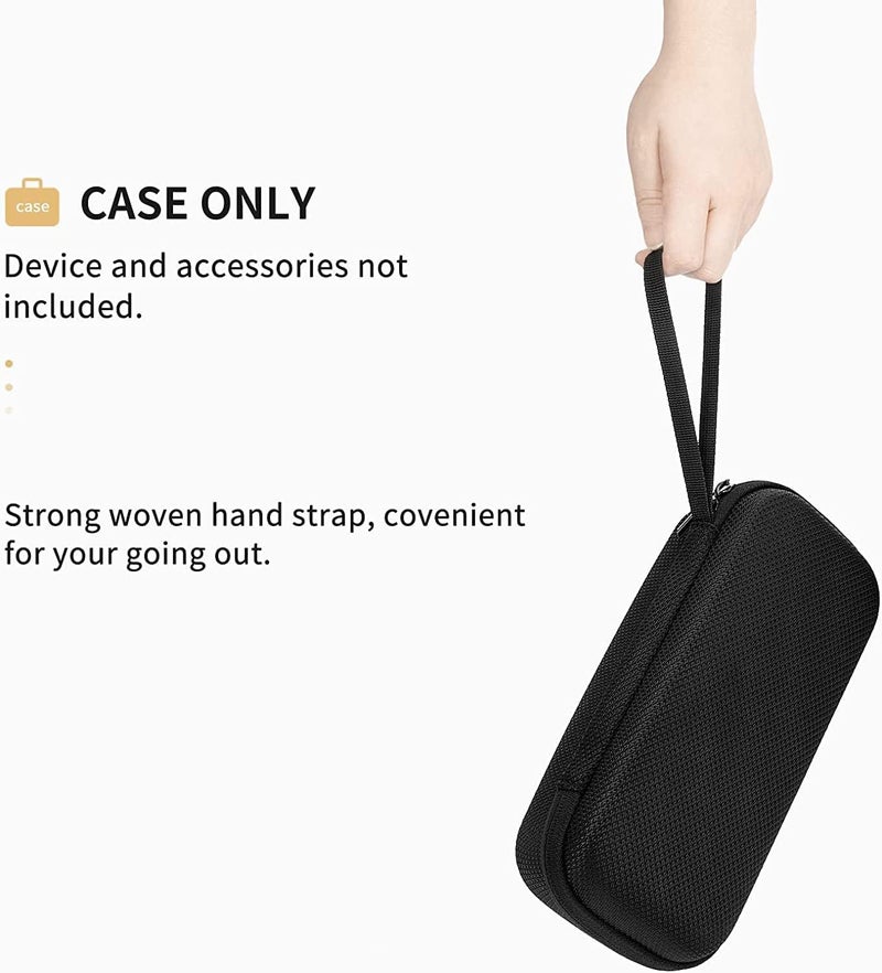 Vertus حقيبة تخزين محمولة، غطاء حقيبة سفر لمكبر الصوت بلوتوث Tribit StormBox Flow (صلب|أسود) - Image 5