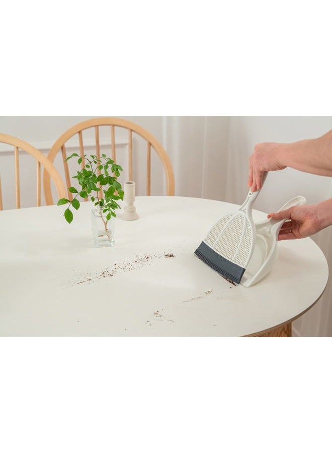 Broombi Brush & Dustpan - Multifunctional Silicone Brush and Squeegee - Removes Pet Hair, Cleans Fine Dust, Broken Glass, Liquids - Works on Smooth Surfaces, Rugs, Furniture, Windows, Shower Walls - Image 5