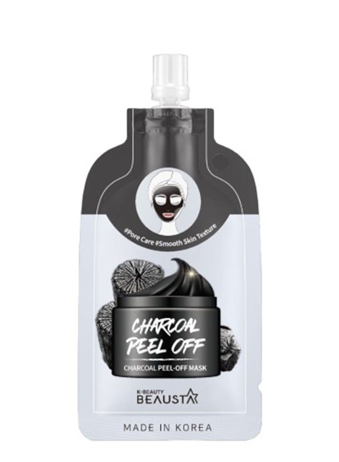 BEAUSTA Charcoal Peel Off Face Mask 10*20ml - Image 2