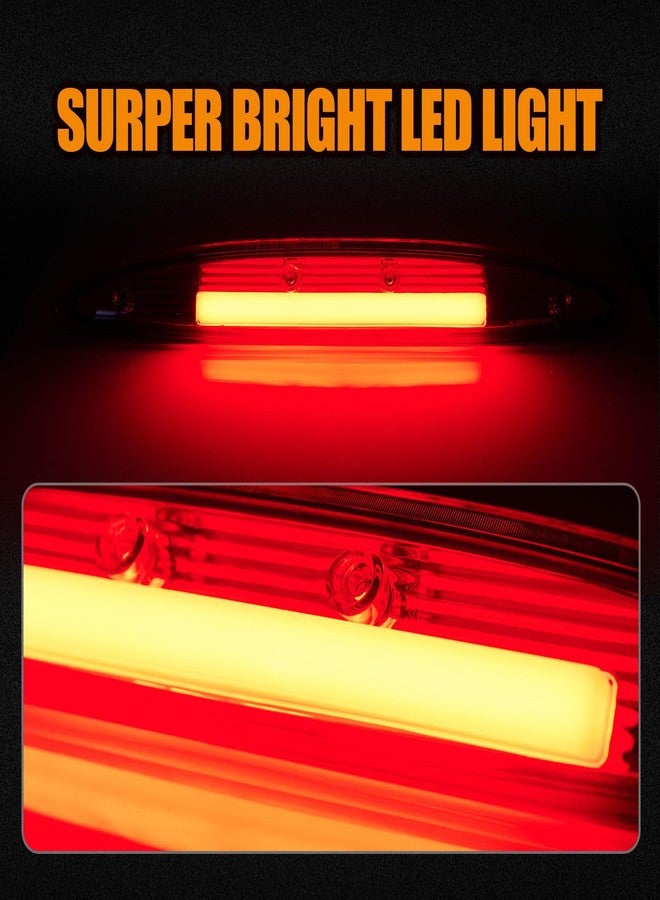 Cxdar Third 3rd Brake Light LED for 1997-2002 Ford Expedition, High Mount Rear Brake Lights Assembly for 97-02 Expedition, Waterproof Center Cab Lamp Stop Light (Smoked) - Image 2