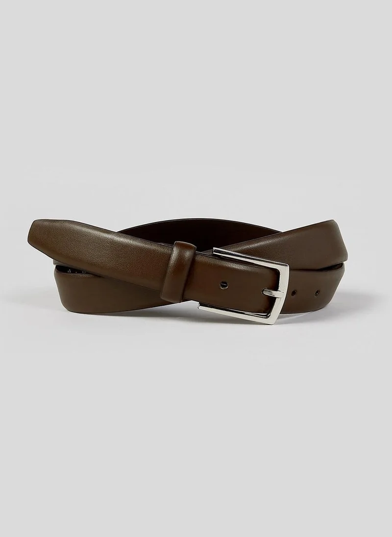 Matalan Brown PU Essential Belt