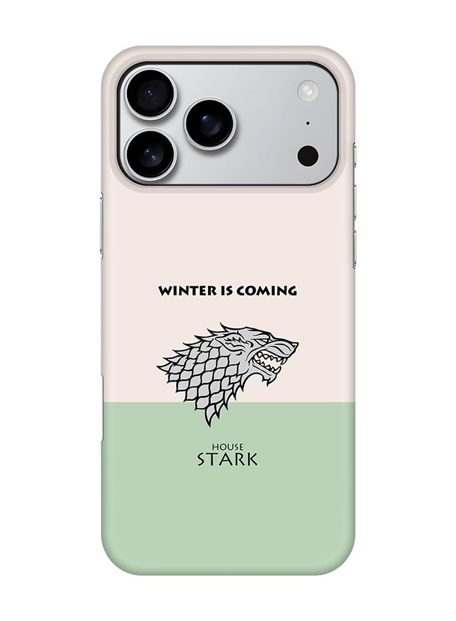 Stylizedd For iPhone 17 Pro Max,Case, [Compatible with MagSafe] Magnetic cover Slim fit Protection Matte, - GOT House Stark