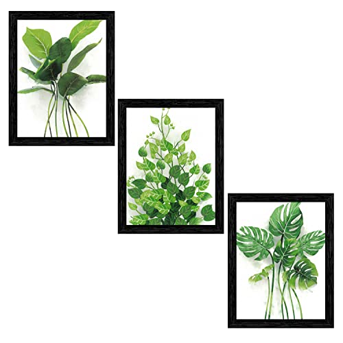 Indianara Set of 3 Framed Art Painting (3911BK) without glass 10.2 X 13, 10.2 X 13, 10.2 X 13 INCH (Style 10) - Image 1