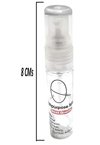 Aura Clear Transparent 10 ML Empty Spray Bottle Pocket Spray Bottle Mist Spray Bottle Pack Of 1 - Image 2