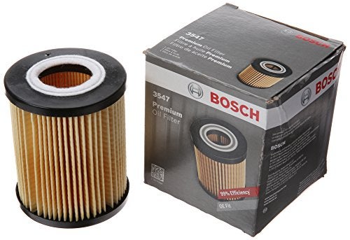Bosch 3547 Premium Oil Filter - Compatible With Select BMW 323Ci, 323i, 323is, 325Ci, 325i, 325xi, 328Ci, 328i, 328is, 330Ci, 330i, 330xi, 525i, 528i, 530i, X3, X5, Z3, Z4; Ford GT - Image 1