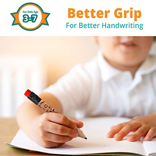 Channie's My First Pencil, Easy-to-Hold Write Size Graphite Jumbo Barrel Presharpened Wooden 2B Small Pencils for 3-7 Year Olds, Brown Color, 2 Pack (5 Pencils Each) - Image 4