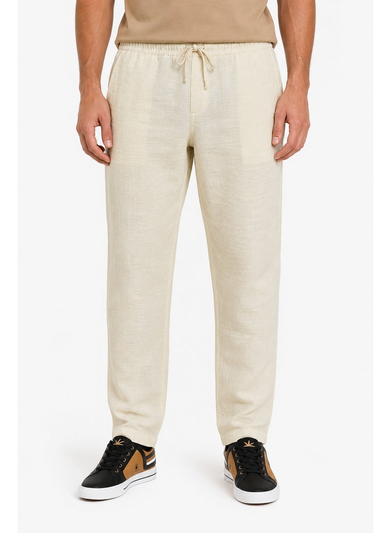 WHITE RABBIT Men’s Linen Pants Designed with a relaxed fit - Image 1
