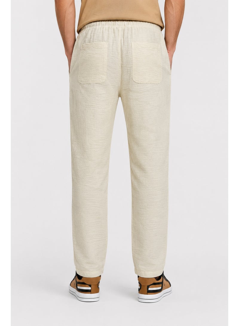 WHITE RABBIT Men’s Linen Pants Designed with a relaxed fit - Image 2