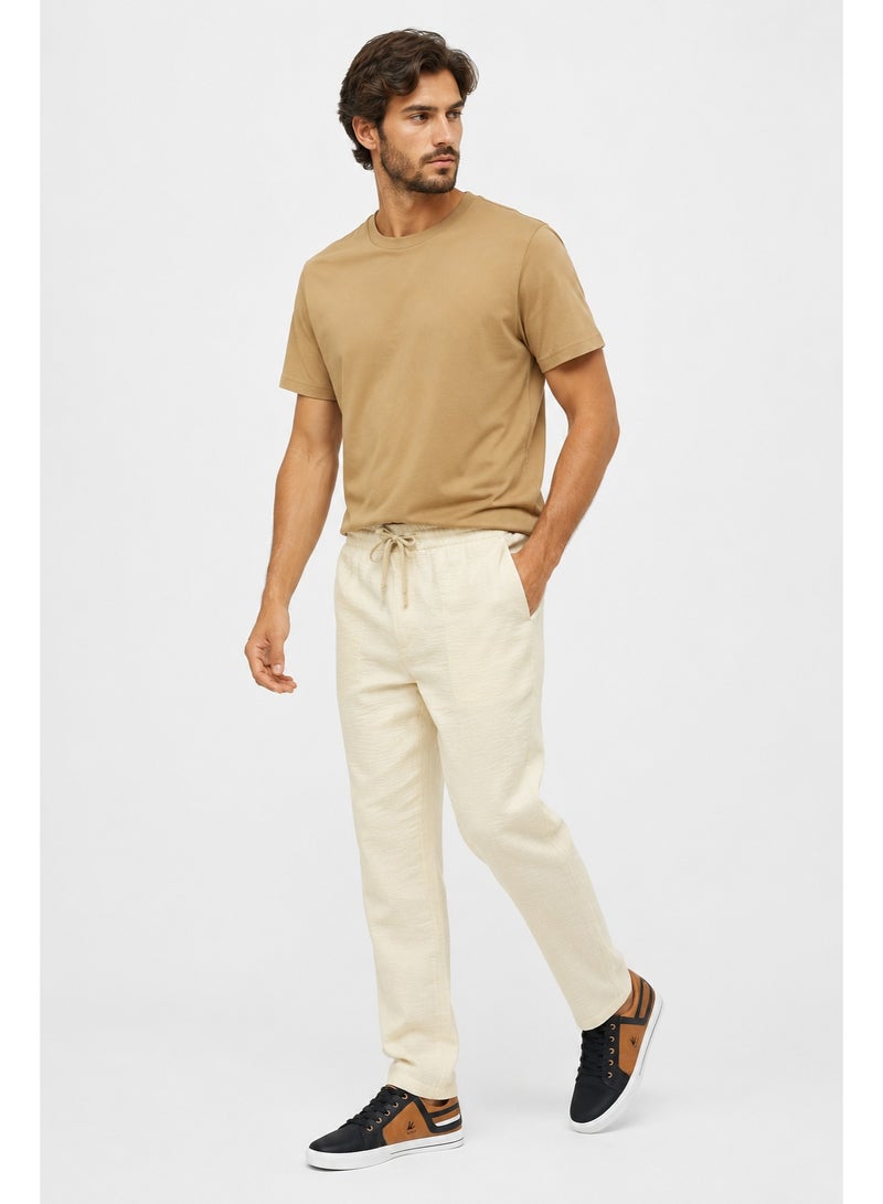 WHITE RABBIT Men’s Linen Pants Designed with a relaxed fit - Image 5