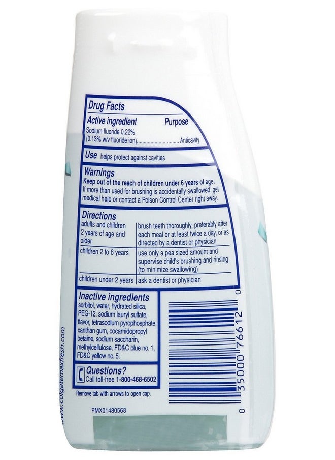 Colgate - Olgate Max White Toothpaste With Mini Breath Strips 4.6 Oz Crystal Mint - Image 1