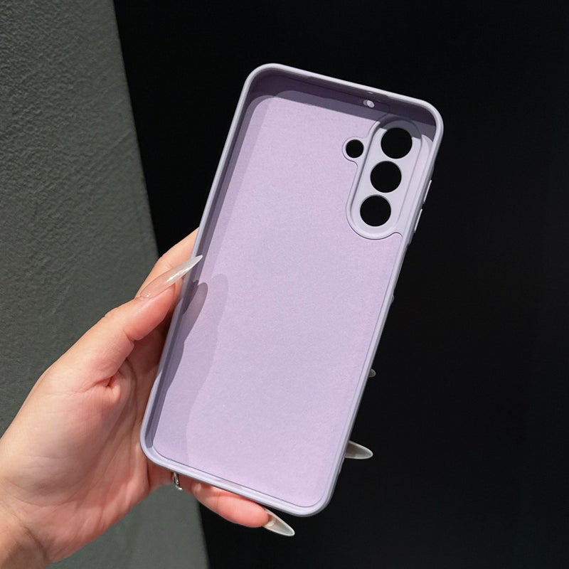 Magnetic Liquid Silicone Phone Case for Samsung A17 S25 Edge A57, Waterproof Full-Coverage Shockproof Cover - Image 5