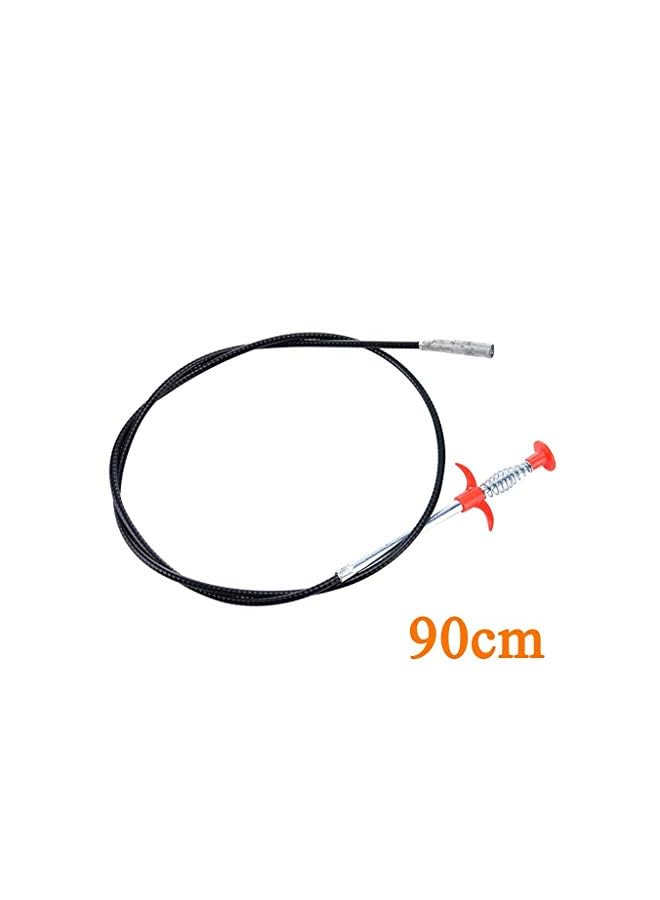 KASTWAVE Cleaning Hook, Flexible Cleaning Claw Pipe Cleaning Spiral Drains Dredge Tool, Sink Sewer Cleaning Hook, Spring Hair Drain Clog Remover Cleaning Tool,for Kitchen,Bathroom (90cm) - Image 1