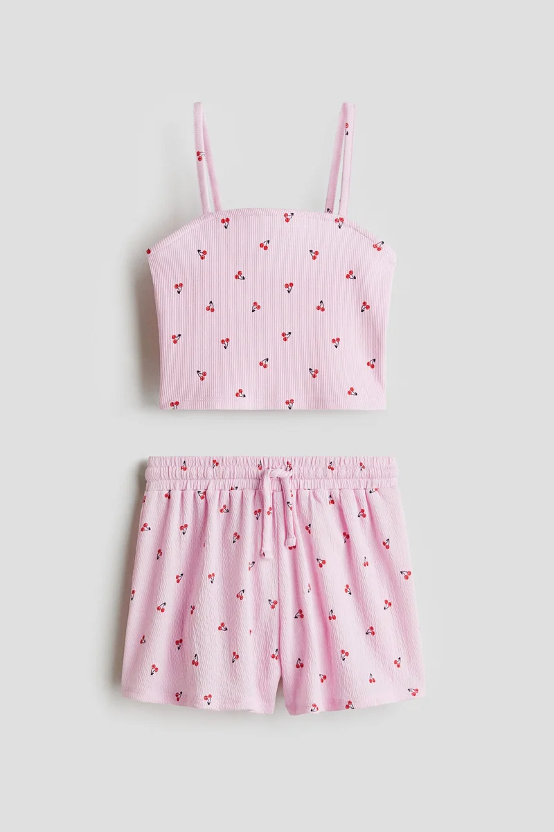 اتش اند ام 2-piece strappy top and shorts set