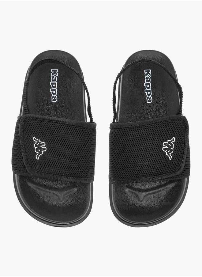 Kappa - Boys Textured Slides With Elastic Strap - Image 1