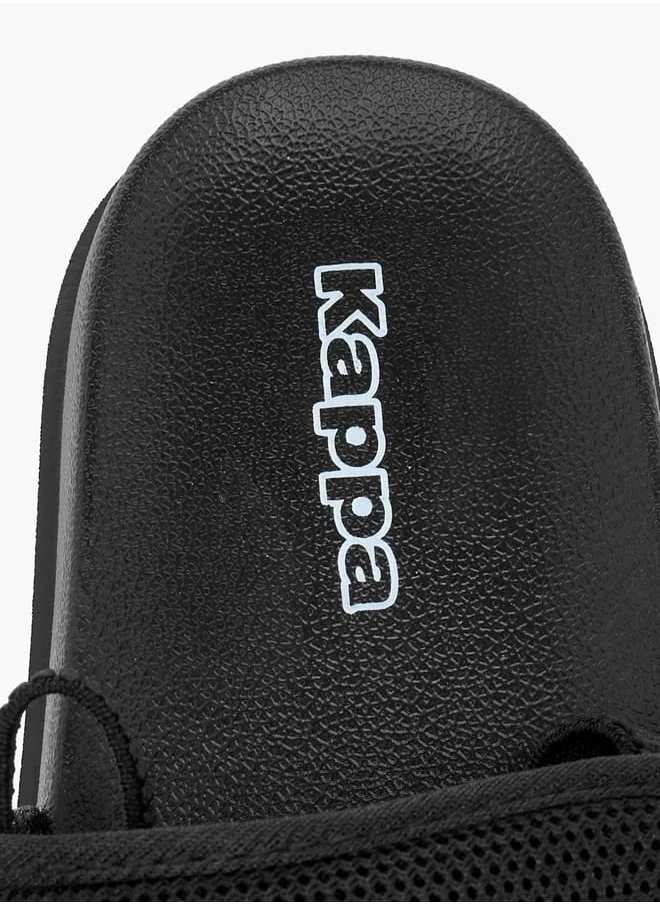 Kappa Boys Textured Slides With Elastic Strap