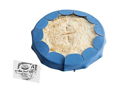 Talisman Designs Adjustable Pie Shield | 8 to 11.5 Inch Rimmed Dishes | Pie Crust Protector | Royal Blue Pie Shield | Set of 1 - Image 3