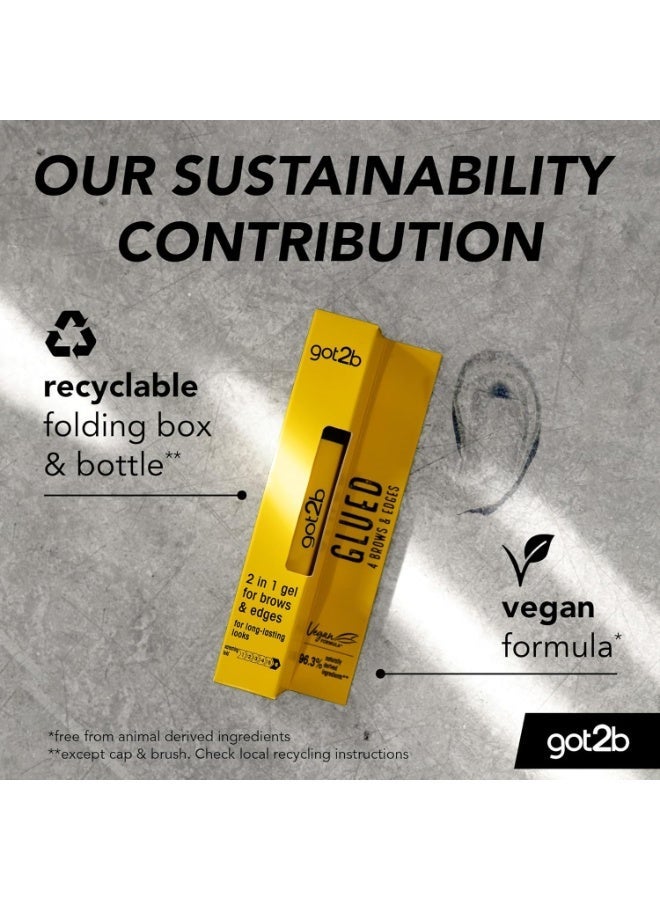 جوت تو بي جل تثبيت الحواجب 2 في 1 – ثبات 72 ساعة، نباتي وخالي من الكحول، 16 مل - Image 1