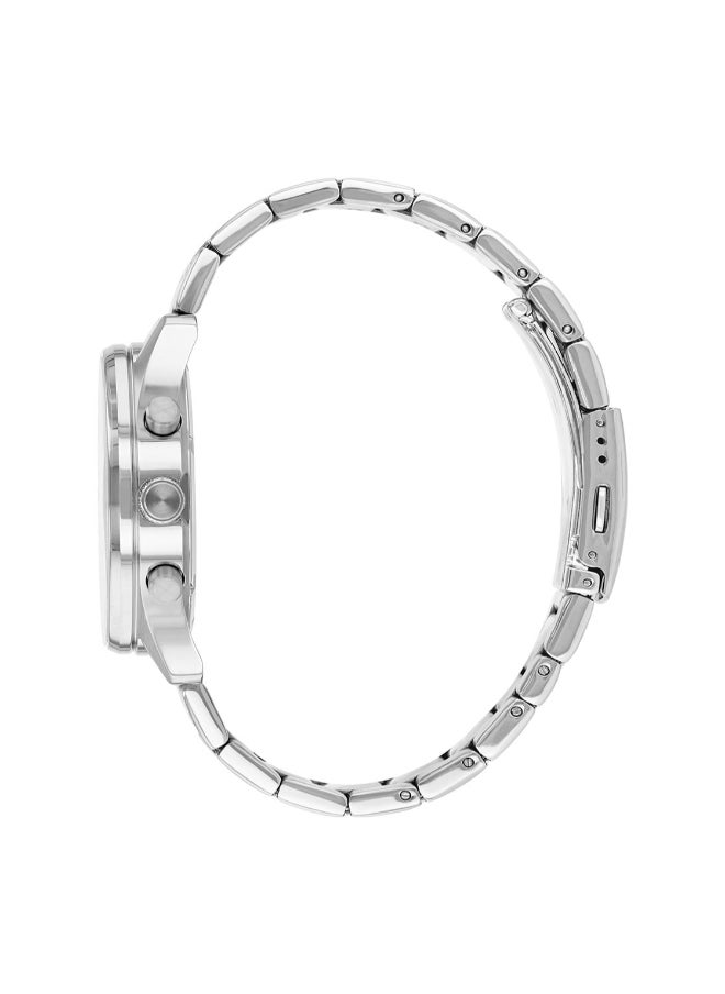 CITIZEN ساعة يد ستانلس ستيل بعقارب دائرية الشكل للرجال AN8190-51L - 42 ملم  - Image 2