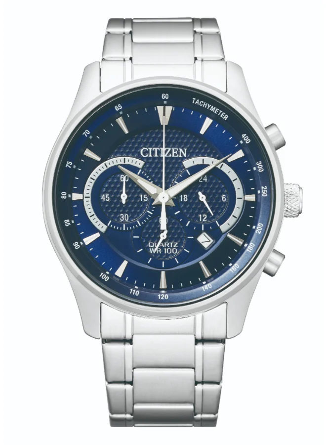 CITIZEN Men's Stainless Steel Strap QUARTZ MEN Watch AN8190-51L - 42 mm