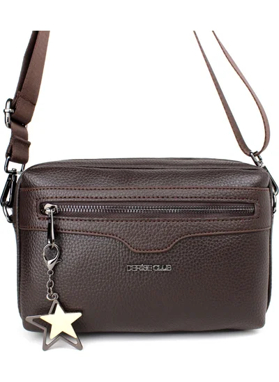 Derise Club Women's Brown Adjustable Shoulder Bag