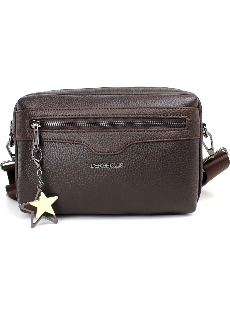Derise Club Women's Brown Adjustable Shoulder Bag