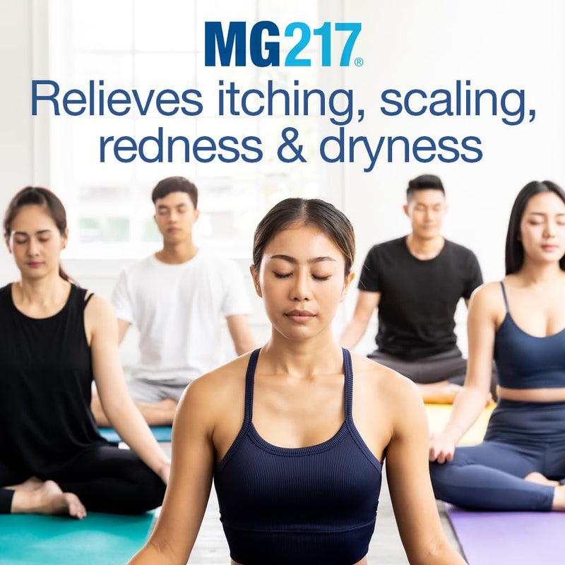 MG217 كريم مرطب طبي للصدفية MG217 مع 3% حمض الساليسيليك، متعدد الأعراض، خالي من العطور، 3.5 أونصة سائلة، (5604) - Image 5
